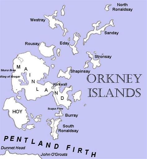 Training and Certification Options for MAP Map of The Orkney Islands